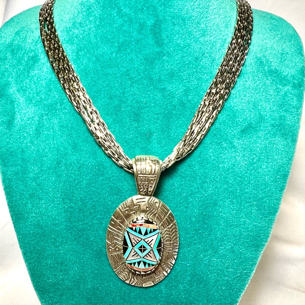 Roderick Tenorio Morning Star RMT Carol Pollack Relios Sterling Silver pendant.